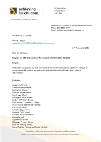 Afc 207/1718 Ms Lily Kerrigan Request