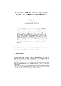 An Improved Algorithm for Solving Code Equivalence Problems Over Fq