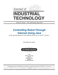 Controlling Robot Through Internet Using Java by Mr