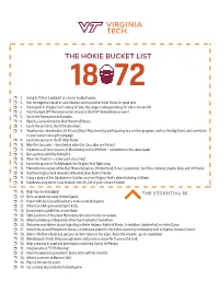 The Hokie Bucket List 18 72  1