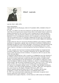 Albert Laprade