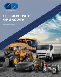 Efficient Path of Growth