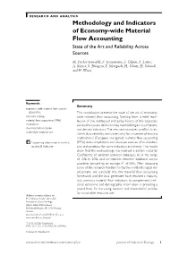 Methodology and Indicators of Economywide Material Flow Accounting State of the Art and Reliability Across Sources