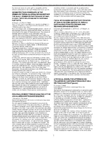 SEISMOTECTONIC EVIDENCES in the of the Thrust Mechanisms Varies from E-W to Near N-S
