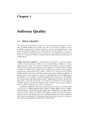 Software Quality