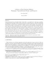 A Survey of Fuzzy Systems Software: Taxonomy, Current Research Trends, and Prospects