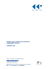 Bassetlaw Playing Pitch Strategy Assessment Report