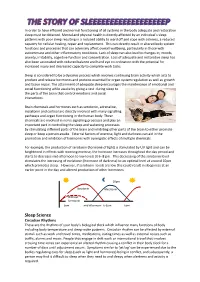 The Science of Sleep