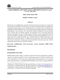 Abstract Introduction Background of the Study
