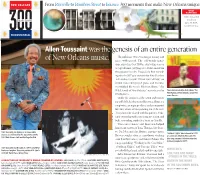 Allen Toussaint Was Thegenesis of an Entire Generation of New Orleans
