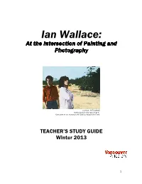 Ian Wallace: at the Intersection of Painting and Photography