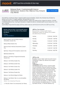 JEEP Bus Time Schedule & Line Route
