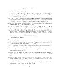 Prof. Todd's Reading List