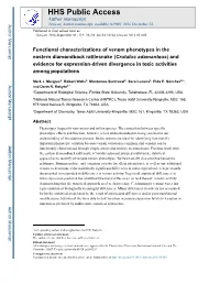 Functional Characterizations of Venom Phenotypes in the Eastern Diamondback Rattlesnake (Crotalus Adamanteus) and Evidence for E