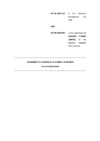 IN the MATTER of the Resource Management Act 1991 and in the MATTER of the Submission by GENESIS POWER LIMITED on the Horizons