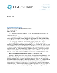 Nevada Hydro Comments