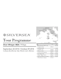Tour Programme