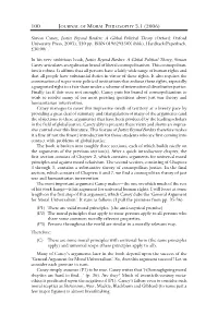 JOURNAL of MORAL PHILOSOPHY 3.1 (2006) Simon Caney, Justice