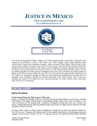 Justice in Mexico Trans-Border Institute