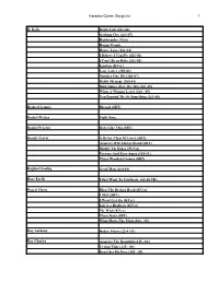 Karaoke Queen Song List 1 R. Kelly Down