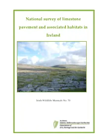 National Survey of Limestone Pavement and Associated Habitats In