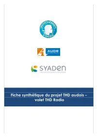Volet THD Radio