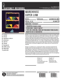 Warehouse SUPER LOW