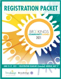 2021 Brookings Community Games Packet