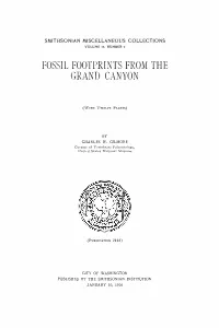Fossil Footprints from the Grand Canyon