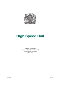 High Speed Rail