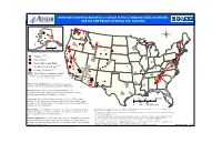 Naturally Occurring Asbestos Locations in the Contiguous USA and Alaska and the 100 Fastest Growing U.S