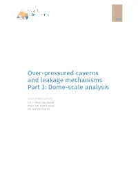 Over-Pressured Caverns and Leakage Mechanisms Part 3: Dome-Scale Analysis Smarttectonics Gmbh DR