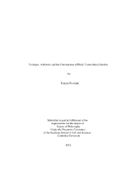 Tuskegee, Achimota and the Construction of Black Transcultural Identity by Pamela Newkirk Submitted in Partial Fulfillment of Th