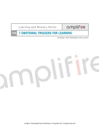 7 Emotional Triggers for Learning
