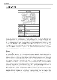 Arpanet 1 Arpanet