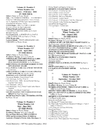 Table of Contents