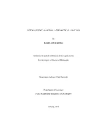 Intercountry Adoption: a Theoretical Analysis