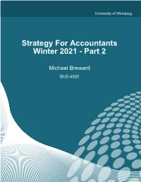 Strategy for Accountants Winter 2021 - Part 2