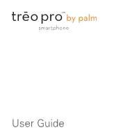 Treo Pro Smartphone by Palm User Guide