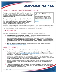 What Is Unemployment Insurance (Ui)? Am I Eligible? How Do I Apply?