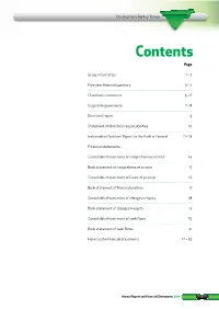 Contents Page