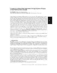 Crawling AJAX-Based Web Applications Through Dynamic Analysis of User Interface State Changes