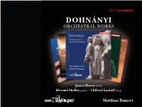 Dohnányi Orchestral Works