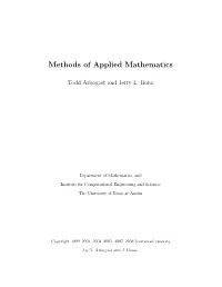 Methods of Applied Mathematics