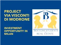 Project Via Visconti Di Modrone