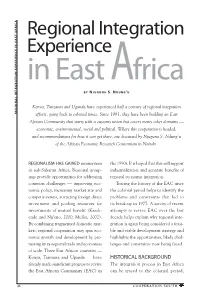 Regional Integration Experience