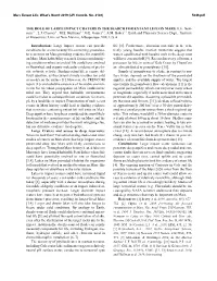 The Role of Large Impact Craters in the Search for Extant Life on Mars. H.E