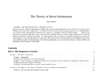 The Theory of Moral Sentiments