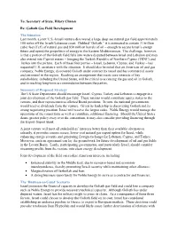 Goliath Gas Field Development the Situation Last Month