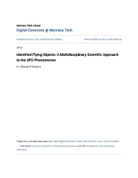 Identified Flying Objects: a Multidisciplinary Scientific Approach to the UFO Phenomenon